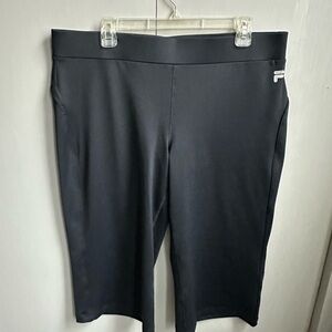 Fila Black Bike Shorts with Streamlined Fit